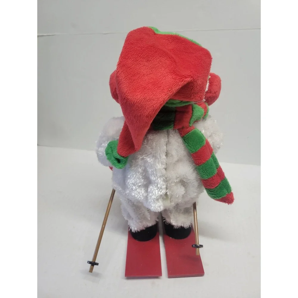 Gemmy Animated Skiing Snowman Plush Holiday Figure parts or‎ fix